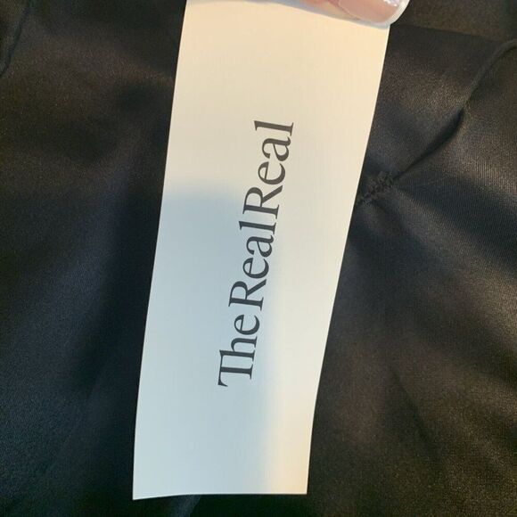 prada authentic Solid Black Long Sleeve Zip Up Blazer Jacket 38 2 Xs - Picture 8 of 9